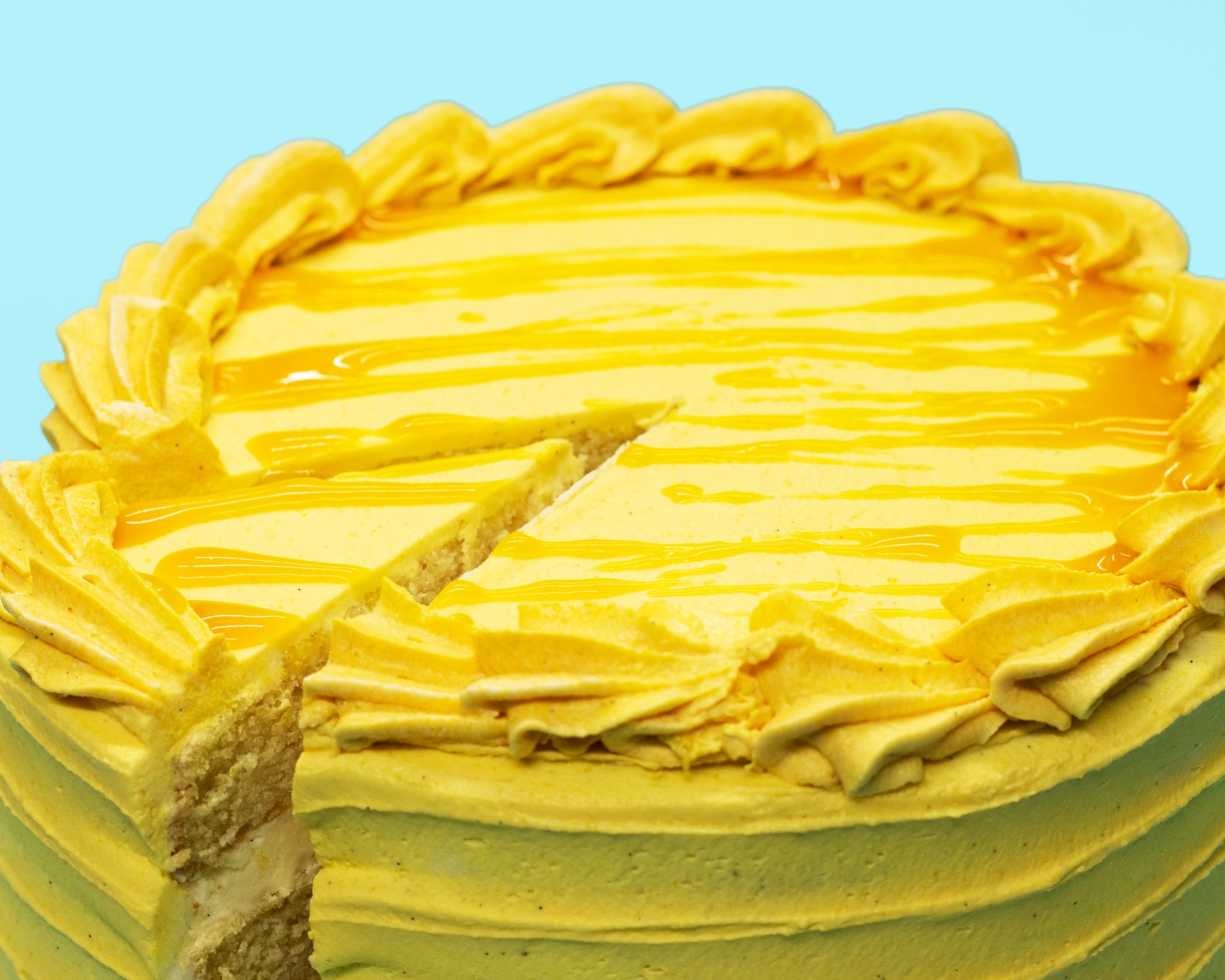 Lemon Curd Cake - Gluten free