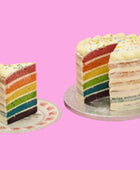 Rainbow Cake - Gluten free